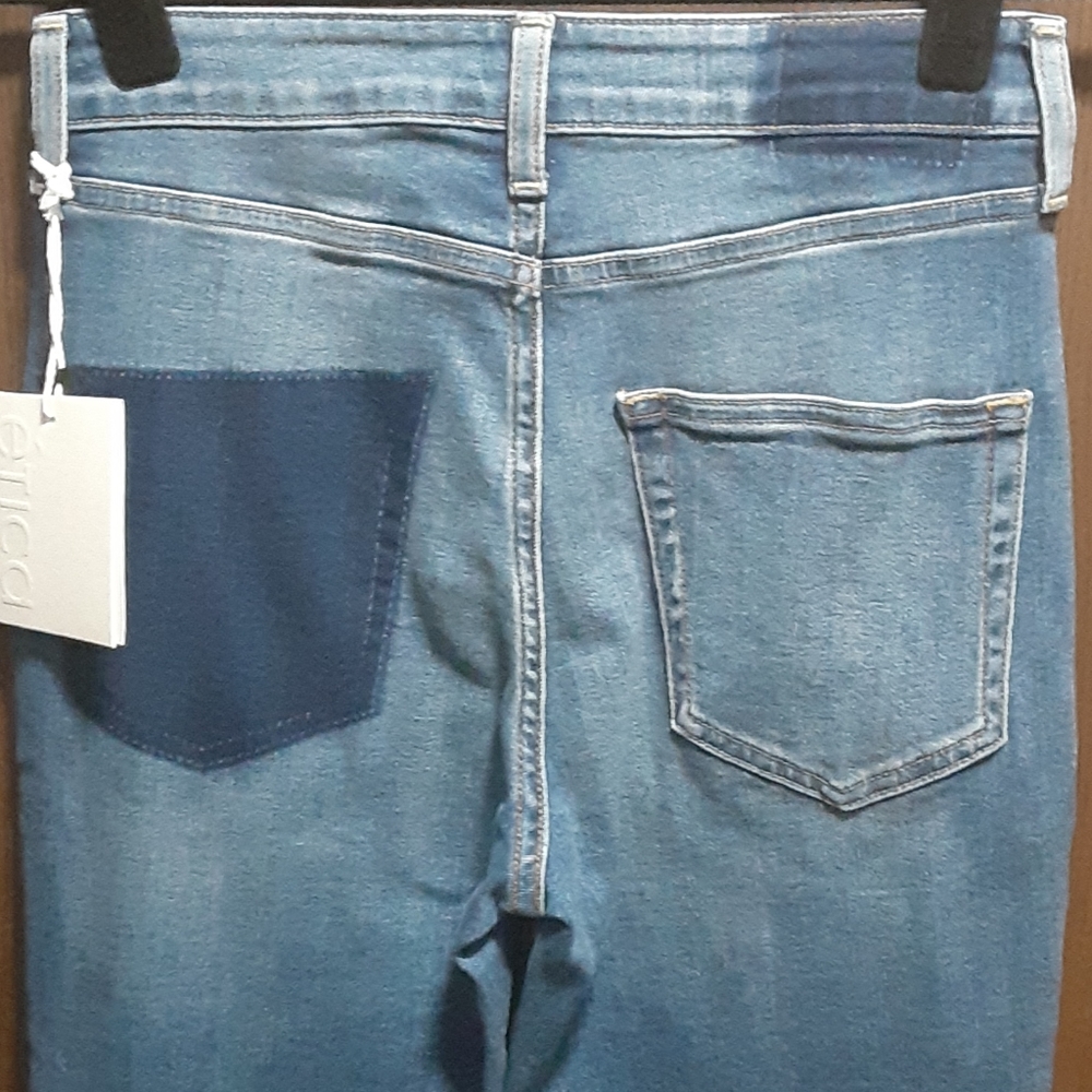 NWT Etica Giselle exposed patch pocket jeans - Picture 7 of 7